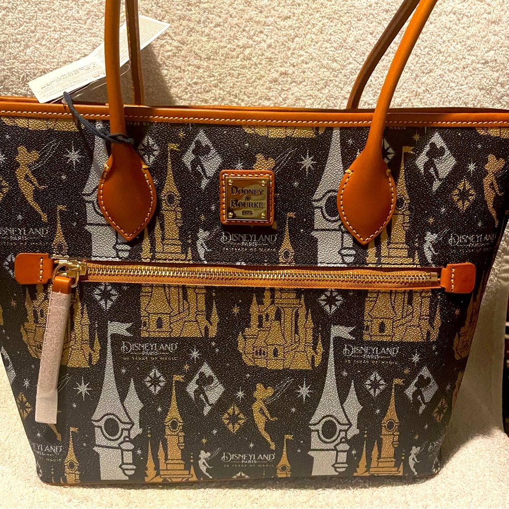 NWT ~ Disney Dooney and Bourke 30th anniversary Disneyland Paris tote
